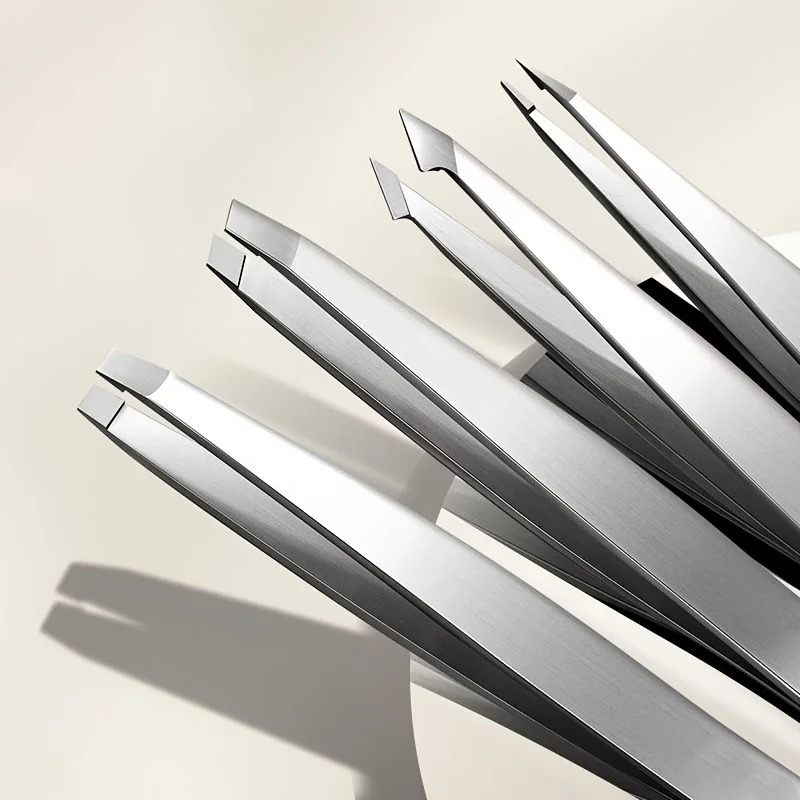 Mens Grooming Treatment - 4-teiliges professionelles Pinzetten-Set für die Augenbrauenpflege,