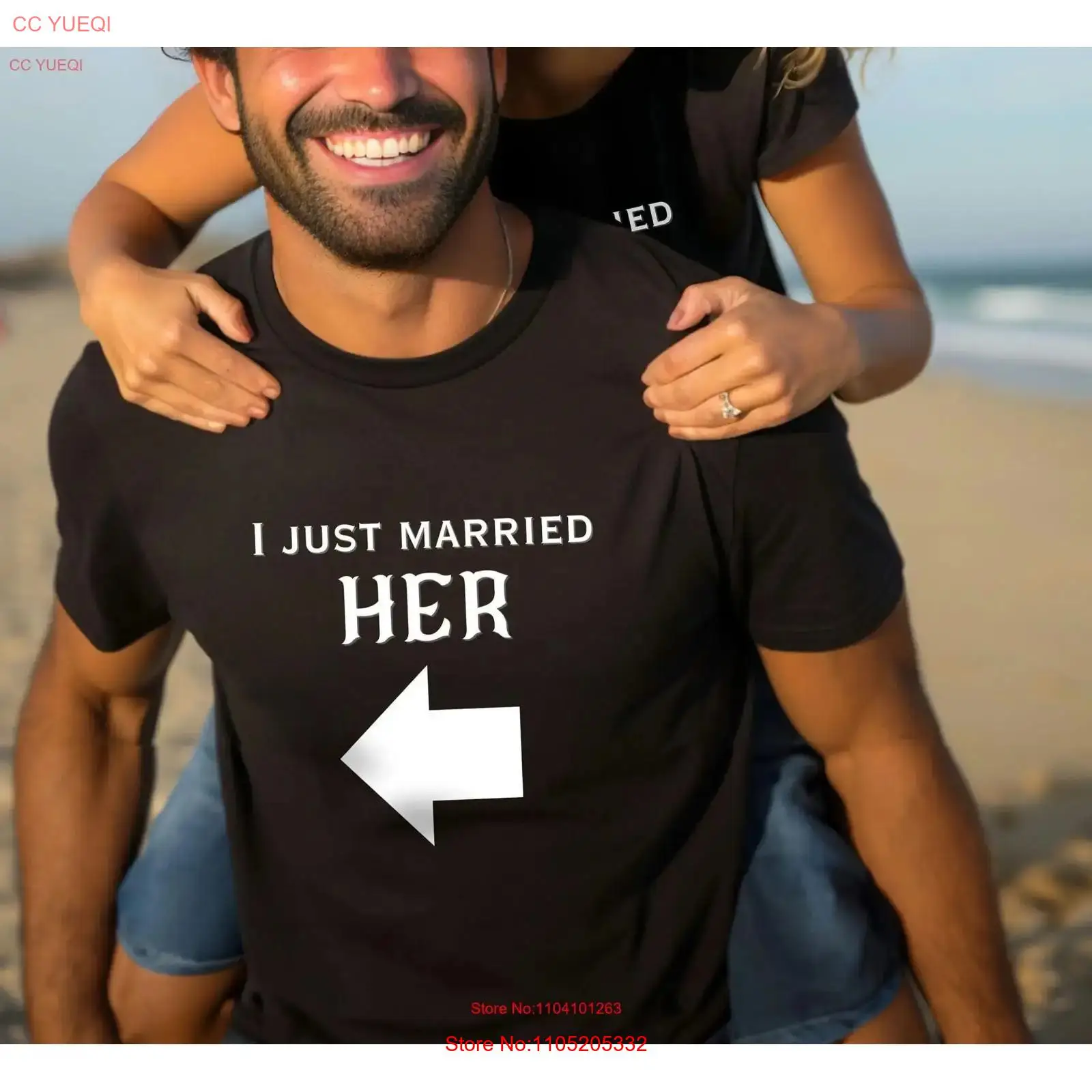 Men'S Grooming - Just Married Matching Couple T-Shirt Hochzeitskleidung