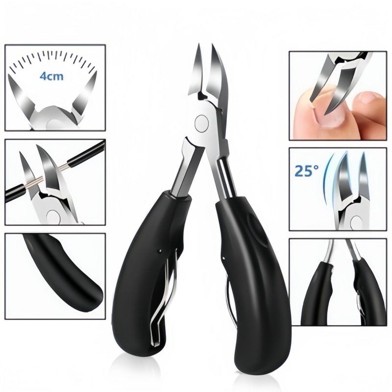 Nail Care Kit Mens - 1/12-teiliges professionelles Nagelpflegeset aus Edelstahl, Maniküre-