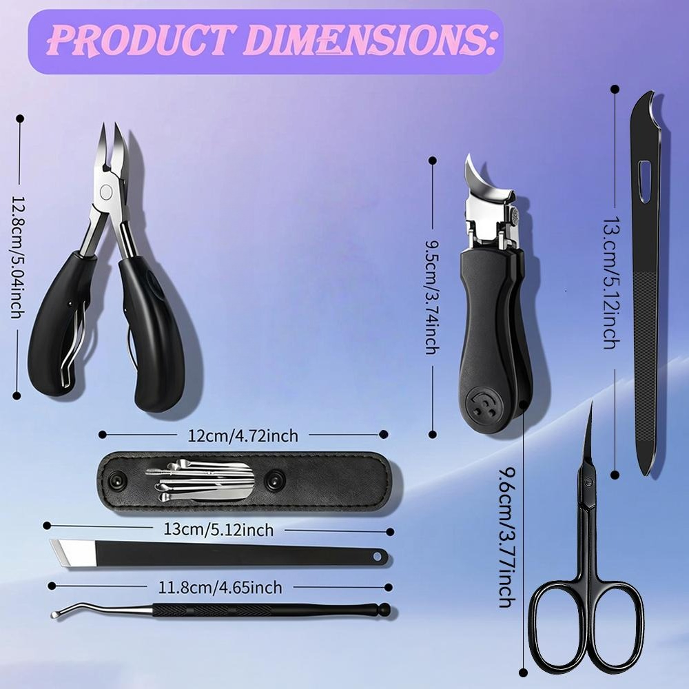1/12-teiliges professionelles  – Nail Care Kit Mens Bewertung und Preis