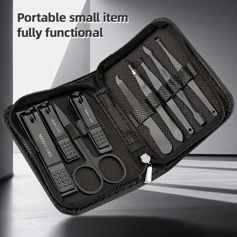 9-teiliges Maniküre-Set Pedikü – Nail Care Kit Mens Bewertung und Preis