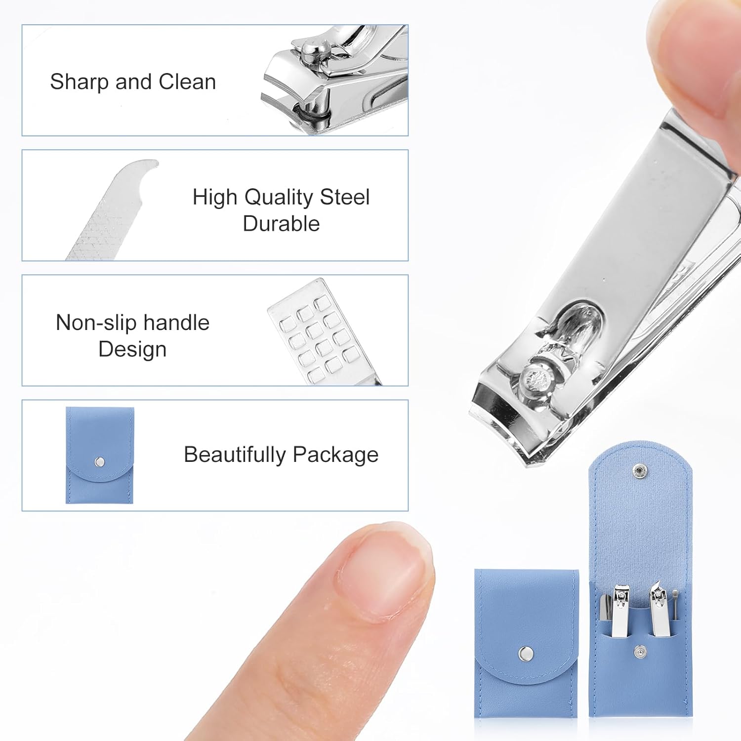 4-teiliges Nagelknipser-Set, E – Men'S Grooming Fingernails Bewertung und Preis